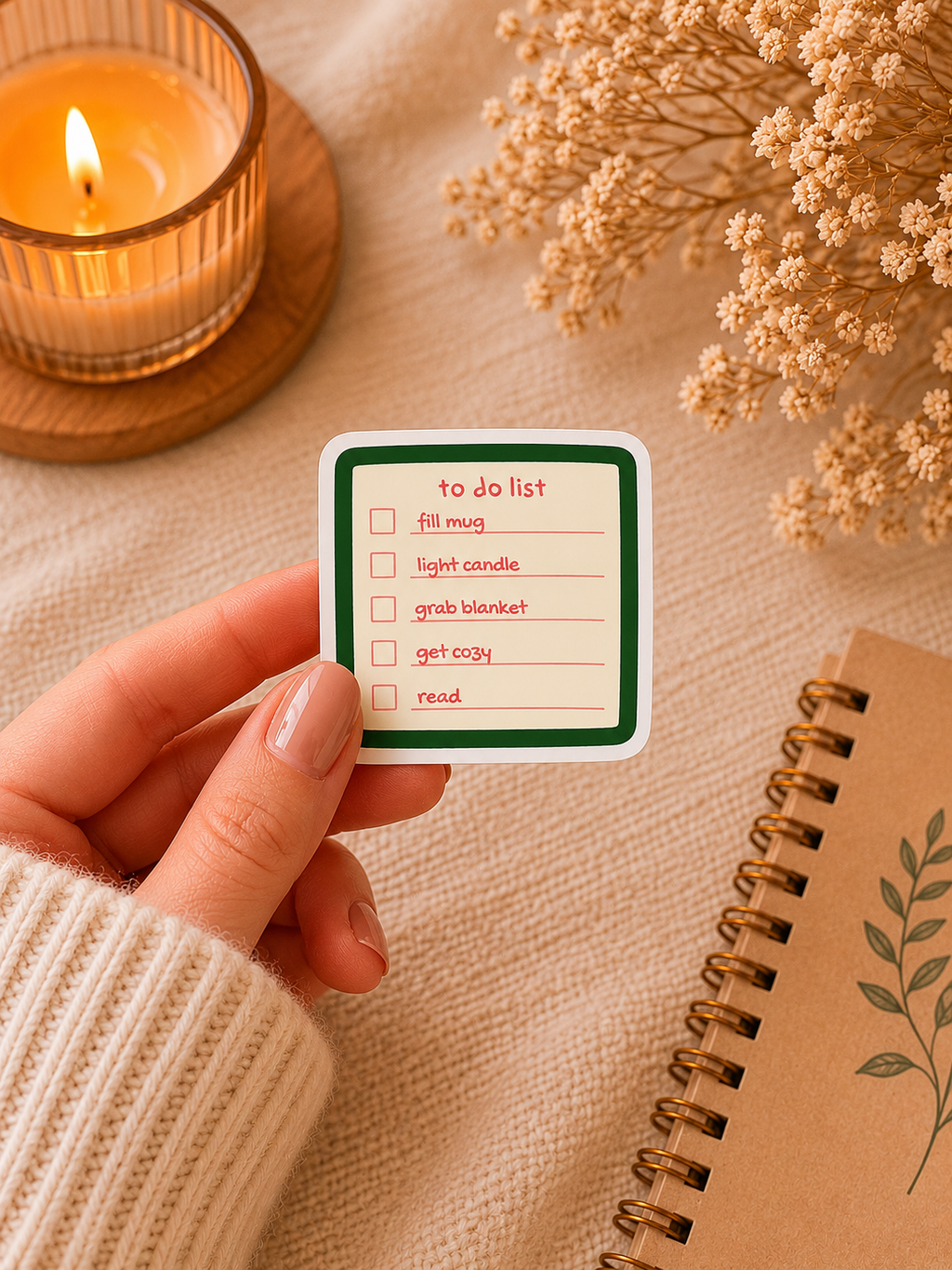 PREORDER | Cozy Reading To-Do List Sticker