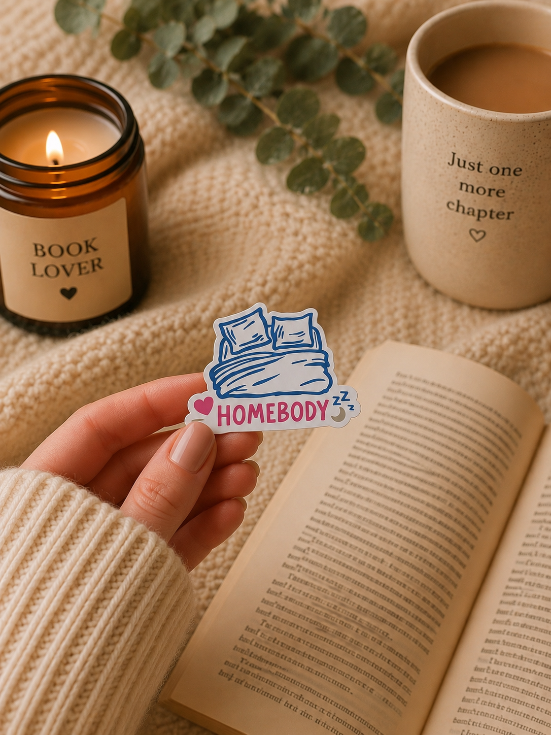 PREORDER | Cozy Homebody Sticker