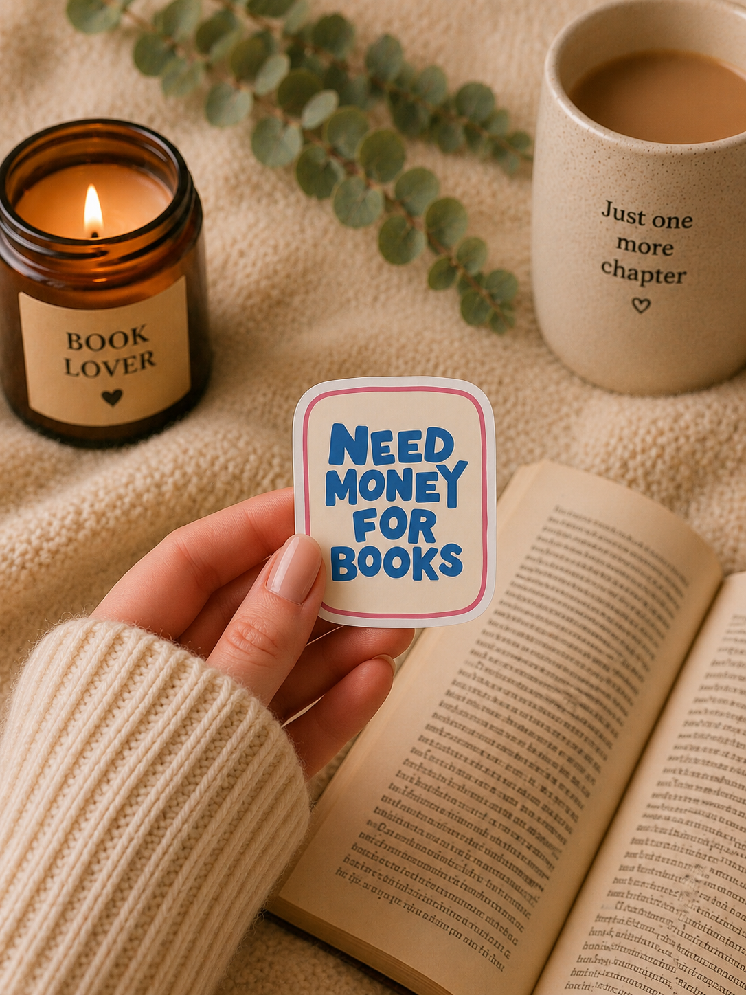 PREORDER | Need Money for Books Sticker